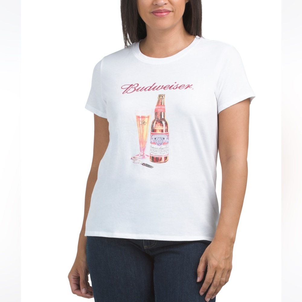 Lucky Brand Budweiser Graphic Tee